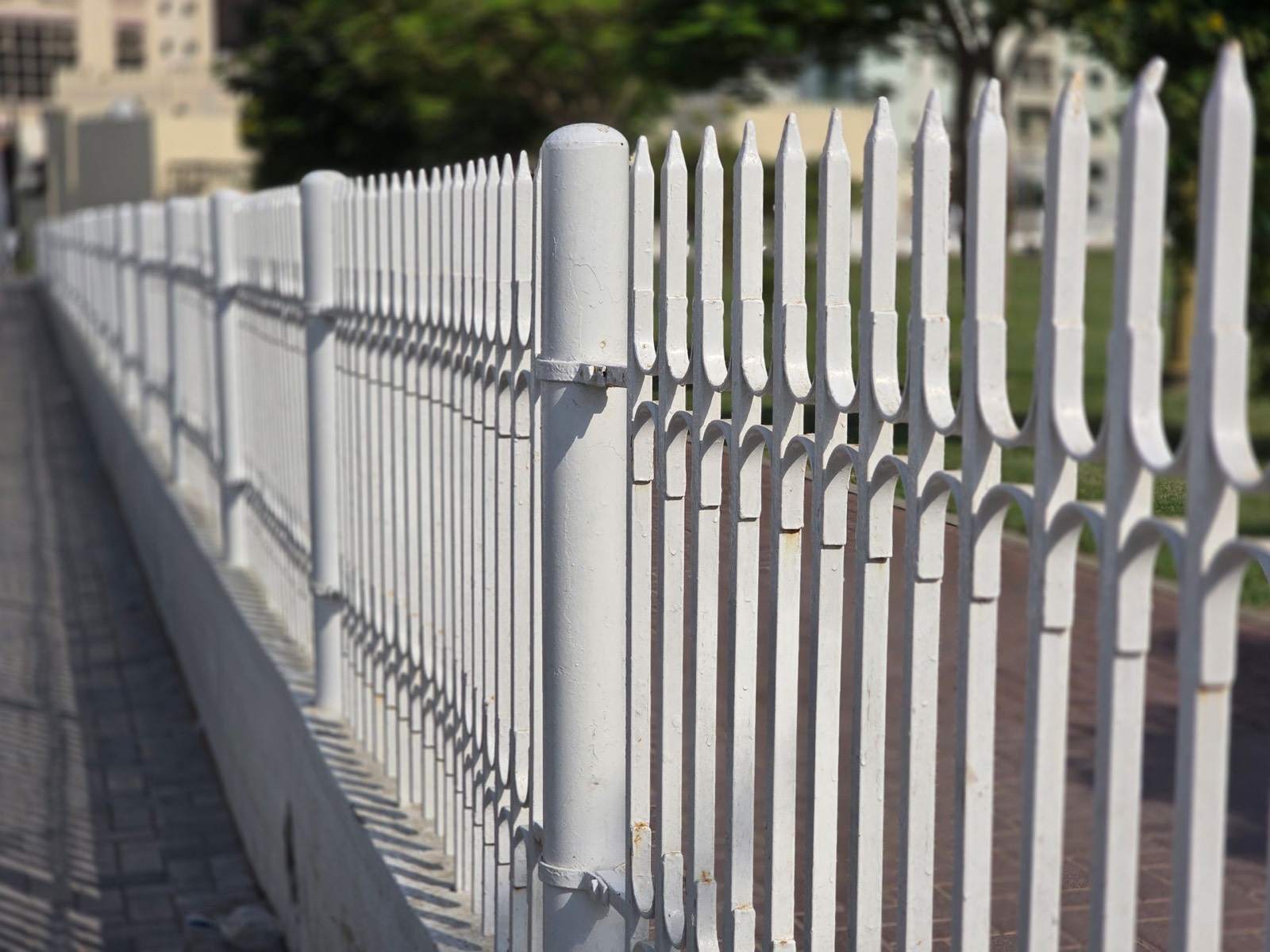 Metal fence
